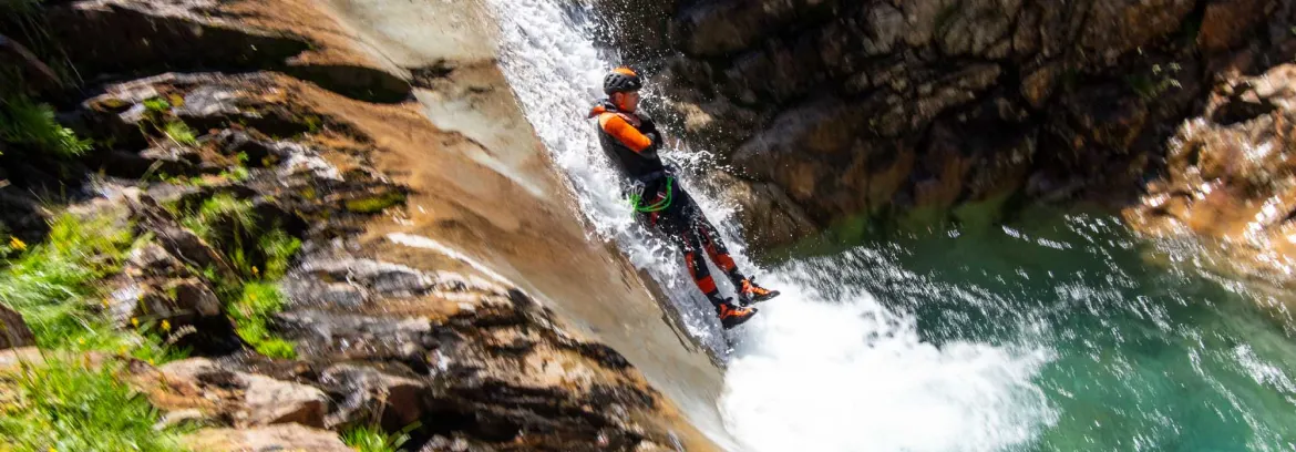 Descente en canyon